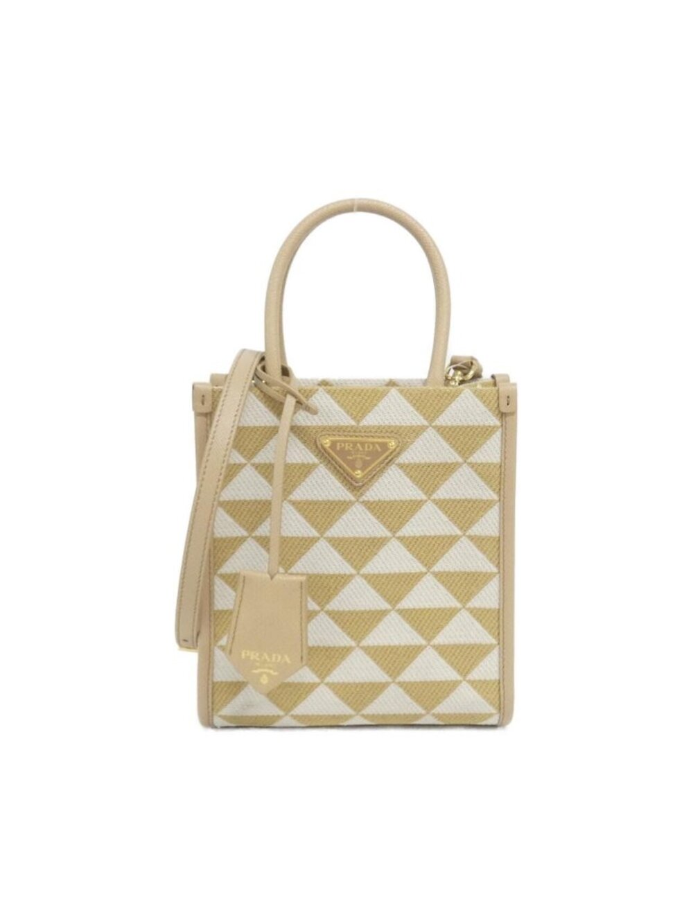 Prada Bag Handbag Gold